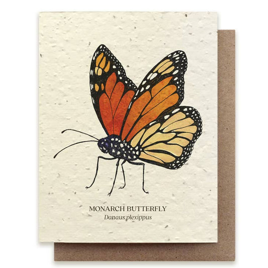 Monarch Butterfly Plantable Seed Card